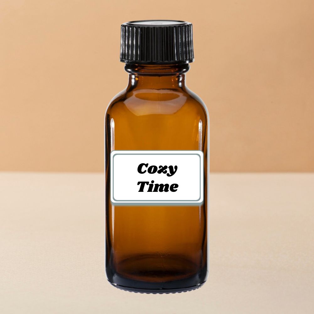 Ember & Co Cozy Time oil notes — warm vanilla, amber, sandalwood