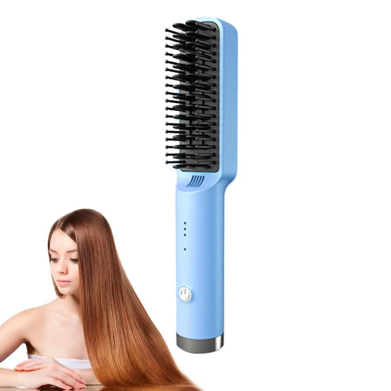 Silky Hair Straightener Brush | Ember And Co