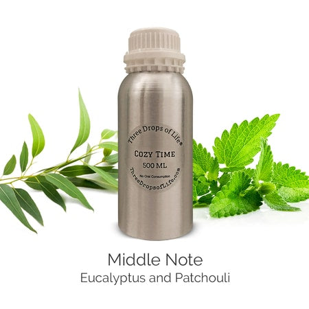 Ember & Co Cozy Time amber bottle with diffuser ambient mist
